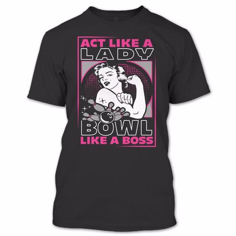 A black t-shirt with the shopify logo