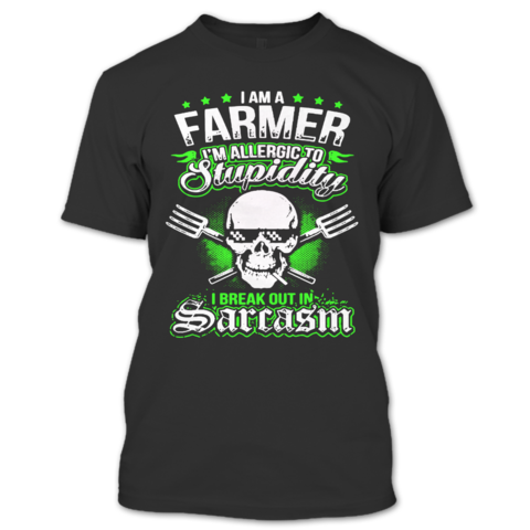 A black t-shirt with the shopify logo