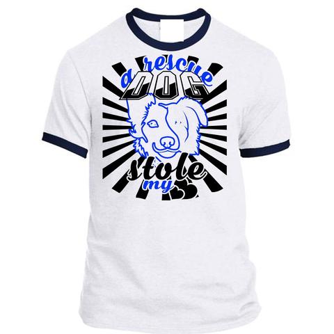 A black t-shirt with the shopify logo