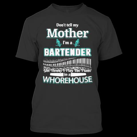 A black t-shirt with the shopify logo